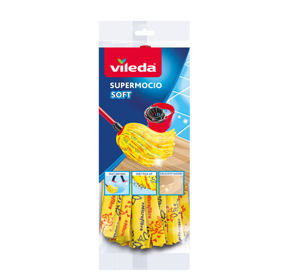 Vileda SuperMocio Soft Ricambio Giallo - -