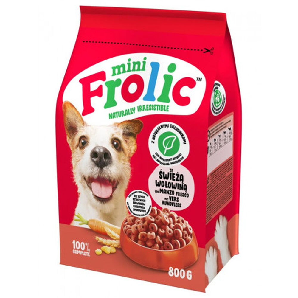 Frolic Complete Dog Taglie Piccole con Manzo, Carote e Cereali 800gr, , large
