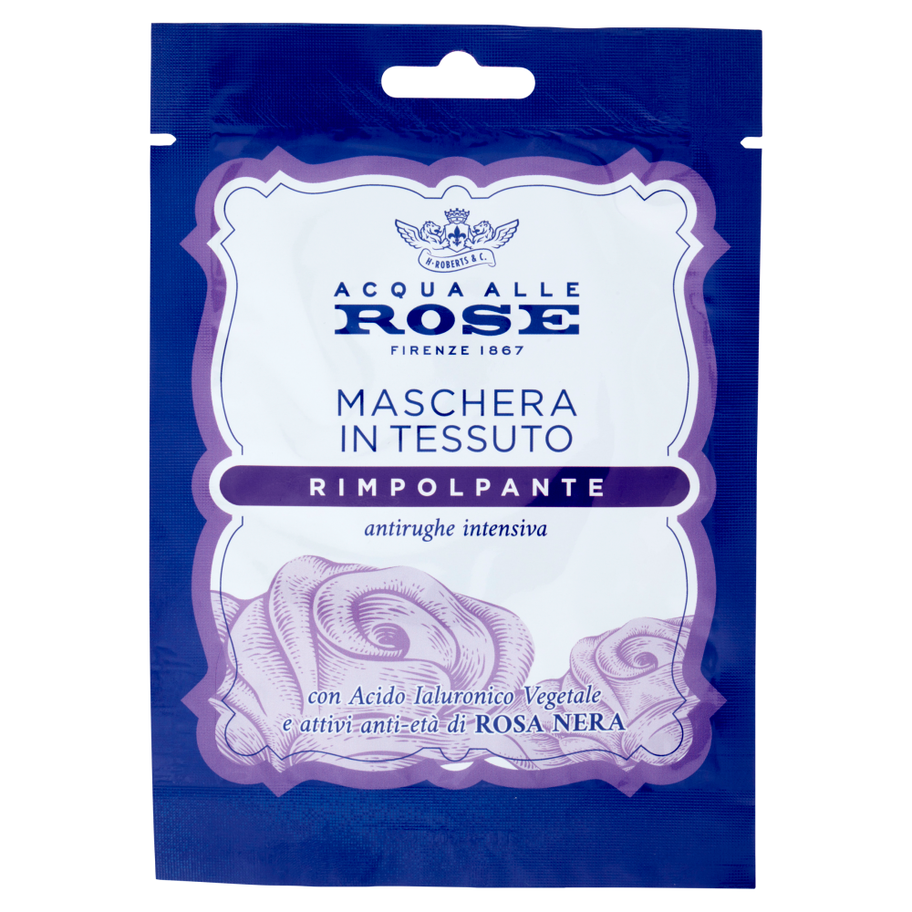 Acqua alle Rose Maschera in Tessuto Rimpolpante 1 Pezzo, , large