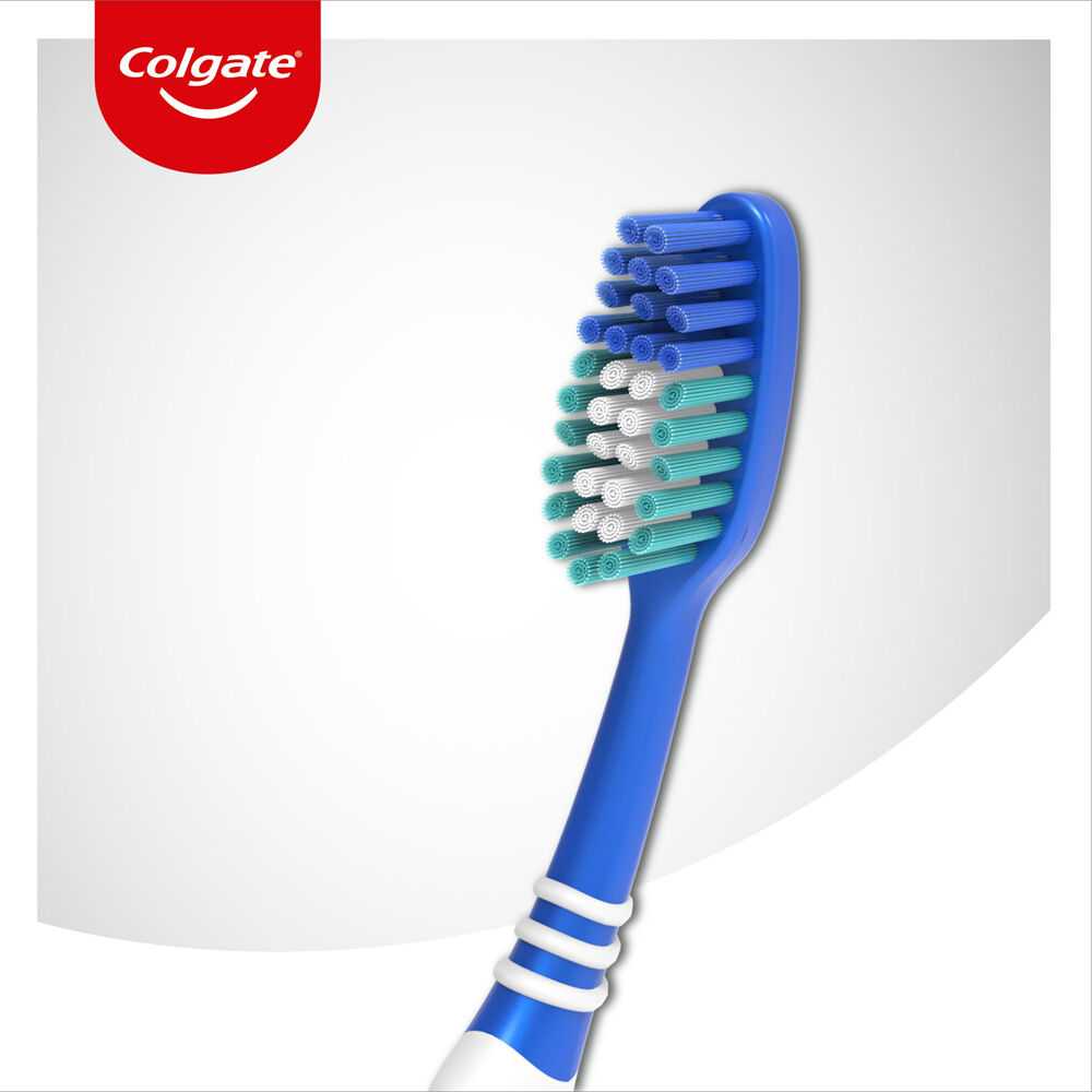 Colgate Spazzolino Extra Clean Medio 2 Pezzi, , large