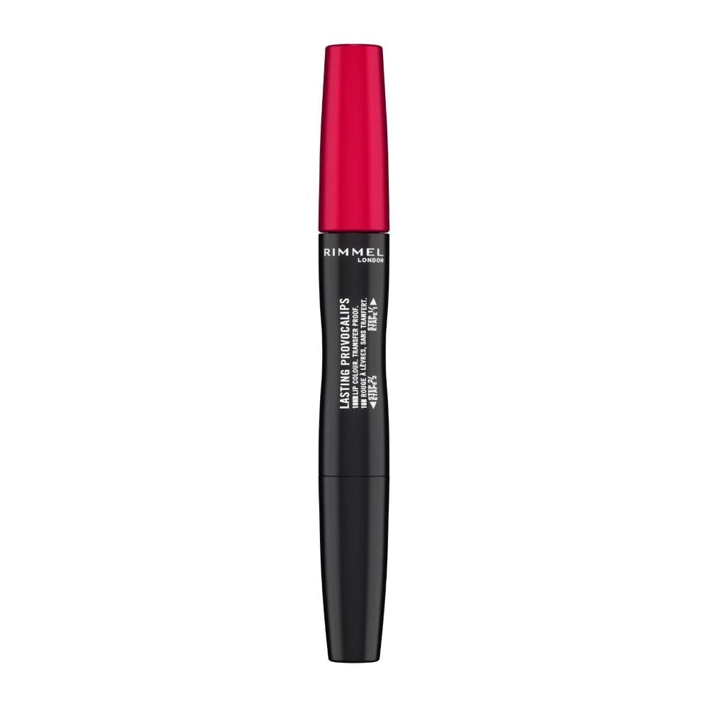 RIMMEL - Provocalips - Rossetto Liquido In 2 Step N. 500 Kiss The Town Red - Immagine 5