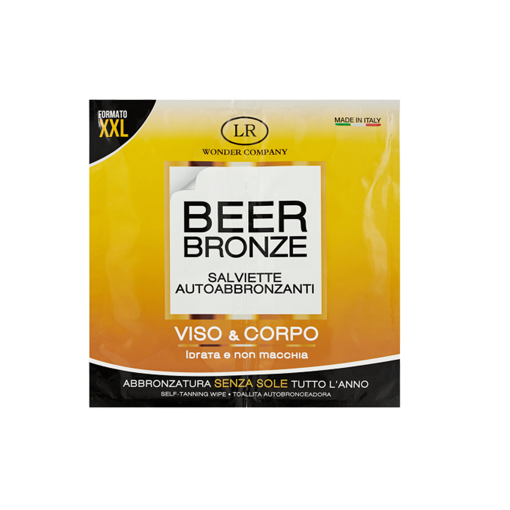 Beer Bronze Salviette Autoabbronzanti 2 Pezzi - -