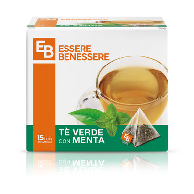 Essere Benessere Tè Verde e Menta 15 Filtri