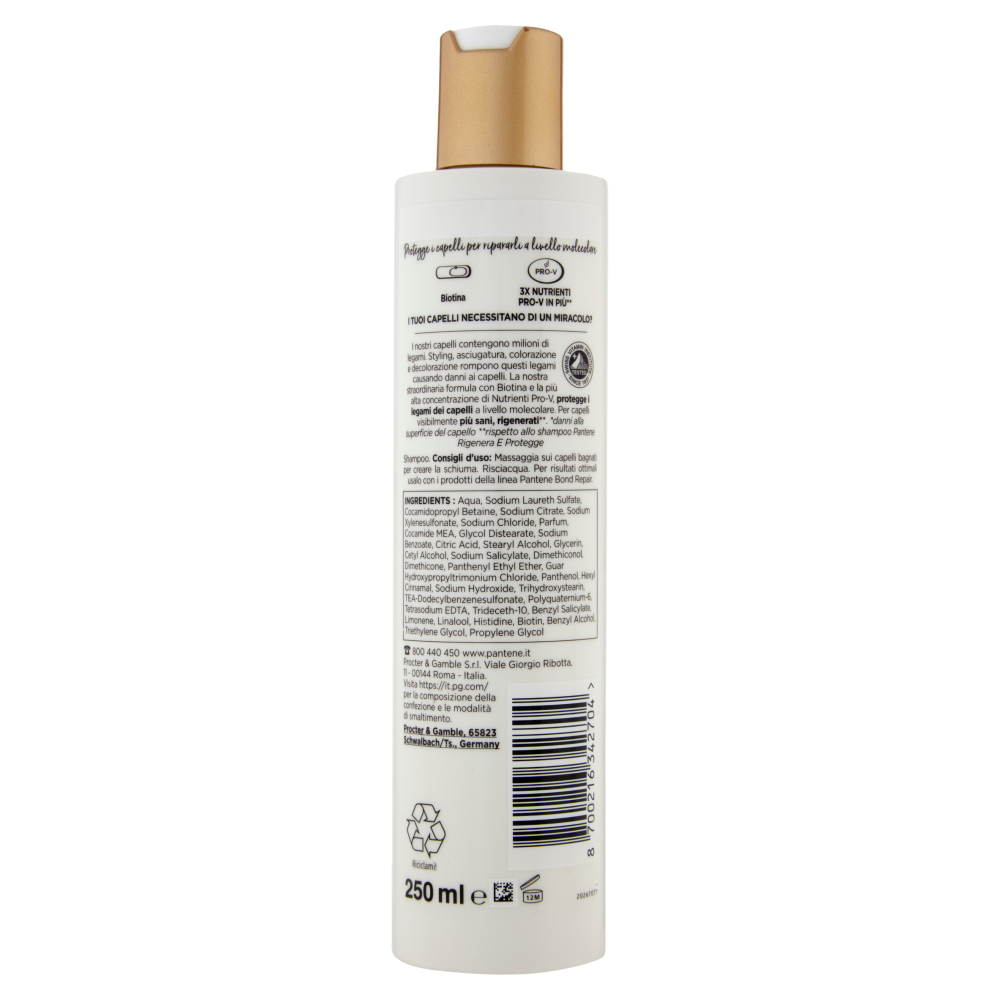 Pantene Miracle Bond Repair Shampoo 250ml	, , large