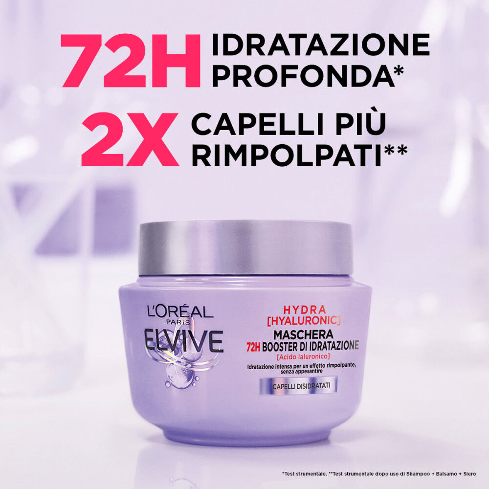 Elvive Hydra Hyaluronic Maschera con Acido Ialuronico 300 ml, , large