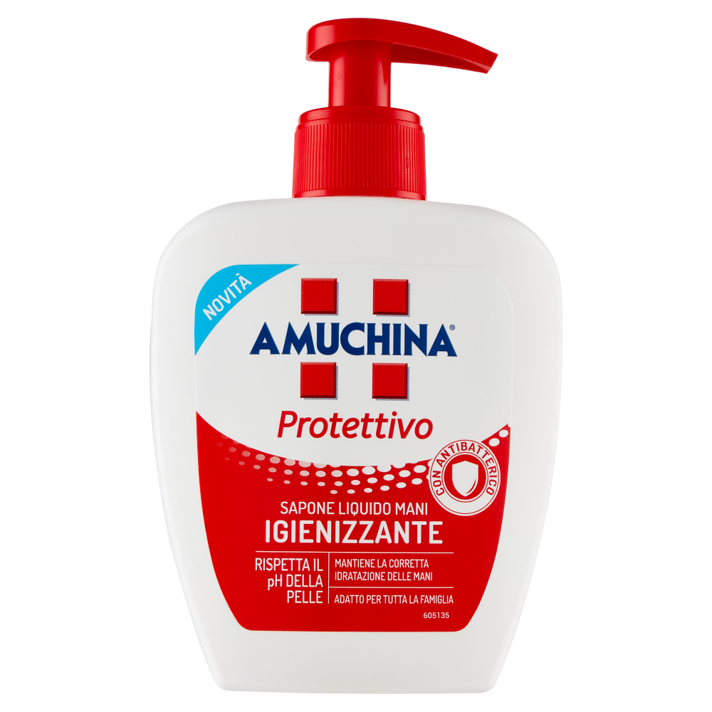 Amuchina Protettivo Sapone Liquido Mani Igienizzante 250 ml, , large