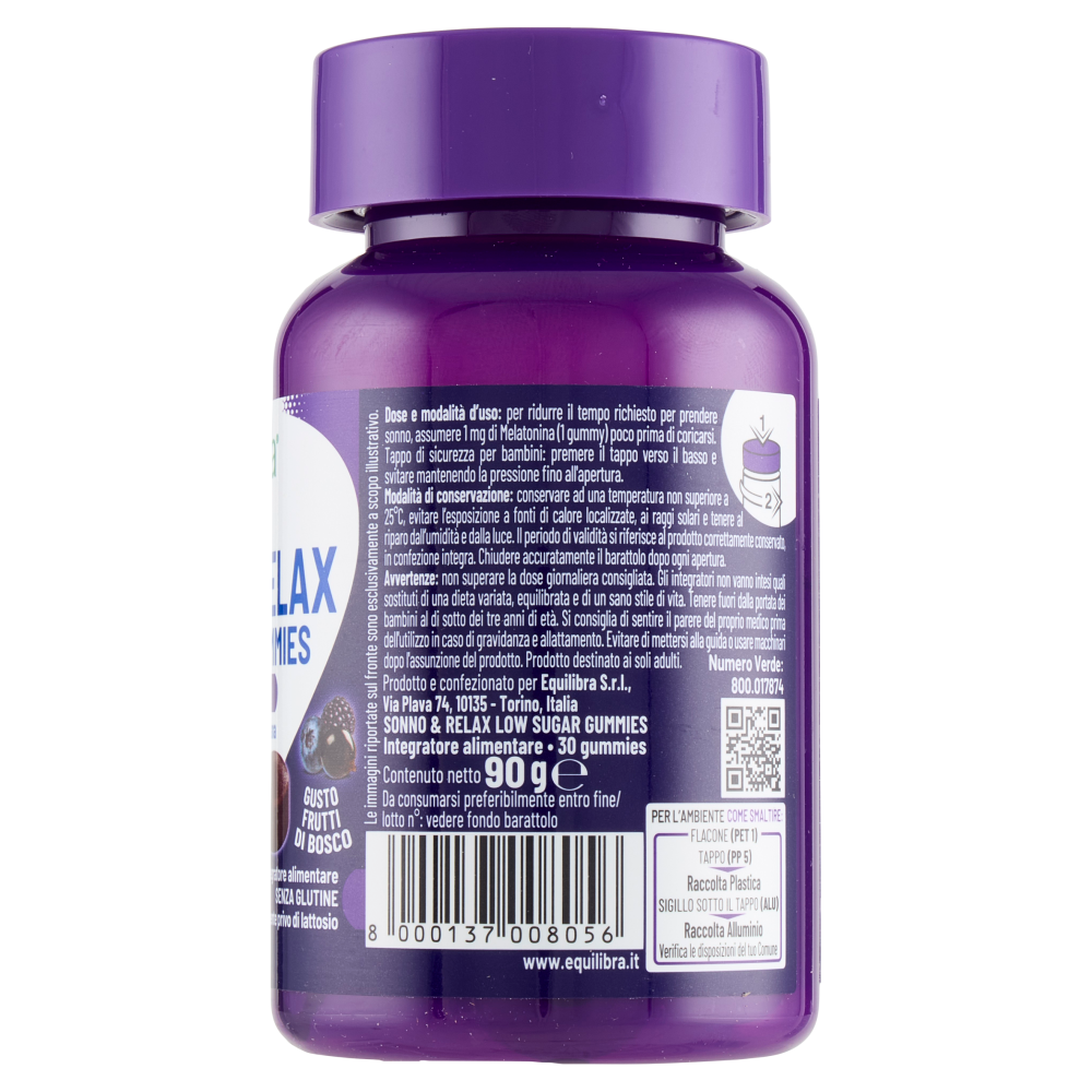 Equilibra Sonno Relax Gummies 30 Pezzi, , large
