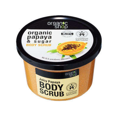 Organic Shop Body Scrub Juicy Papaya e Sugar 250 ml
