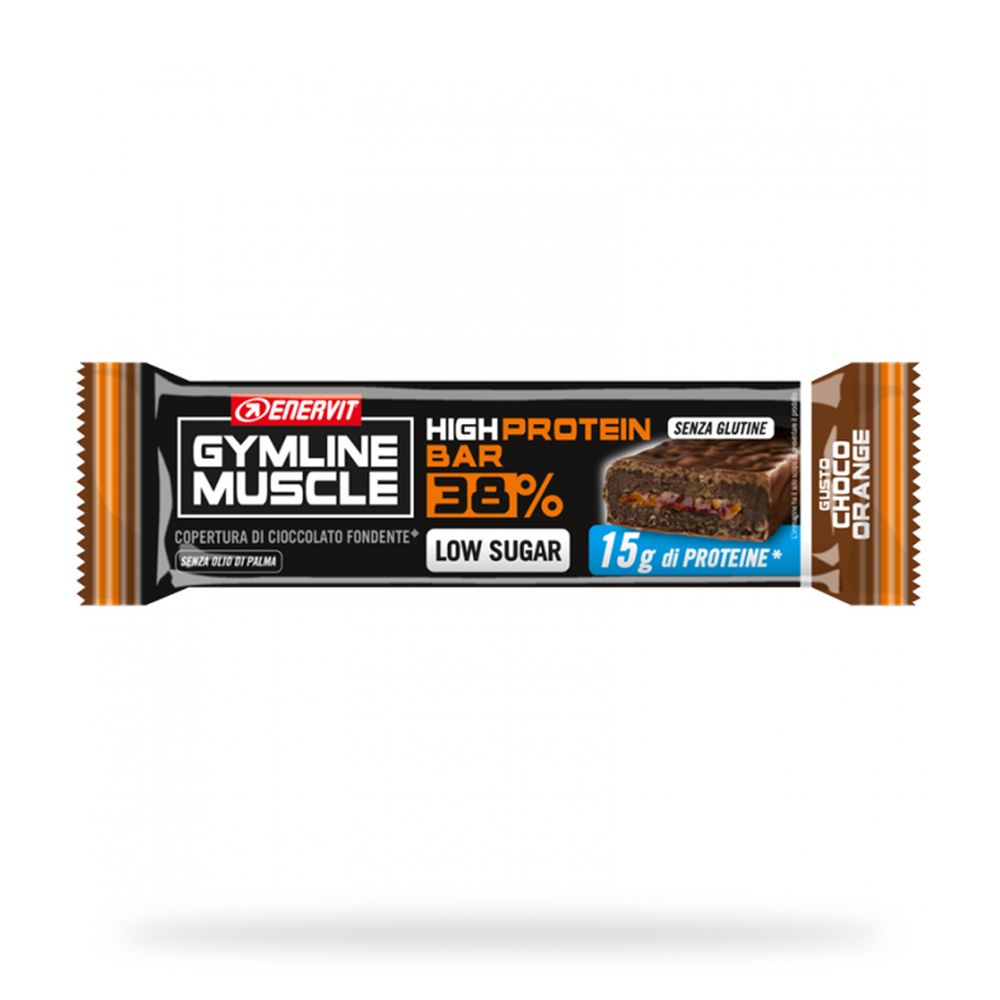 Enervit Gymline High Protein Barretta Cioccolato e Arancia 40g, , large