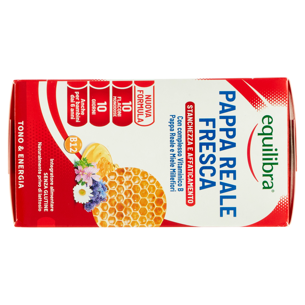 Equilibra Pappa Reale Fresca Stanchezza e Affaticamento 10 Flaconi Monodose, , large