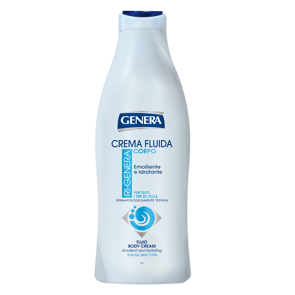 Genera Crema Fluida Corpo Emolliente e Idratante 500ml - -