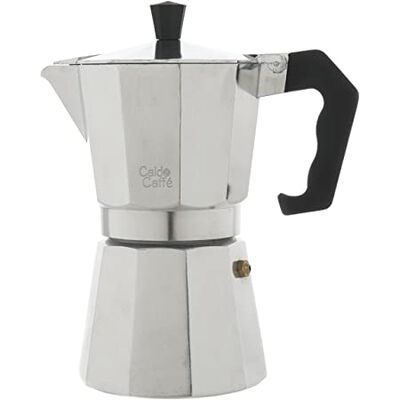 Caldo Caffè Caffettiera in Alluminio 6 Tazze