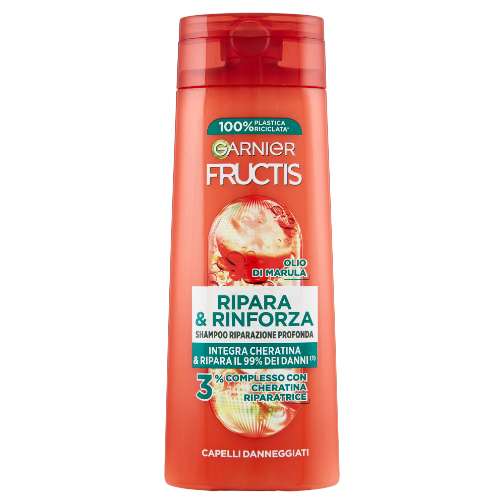 Garnier Fructis Shampoo Ripara & Rinforza Capelli Danneggiati 250 ml - -