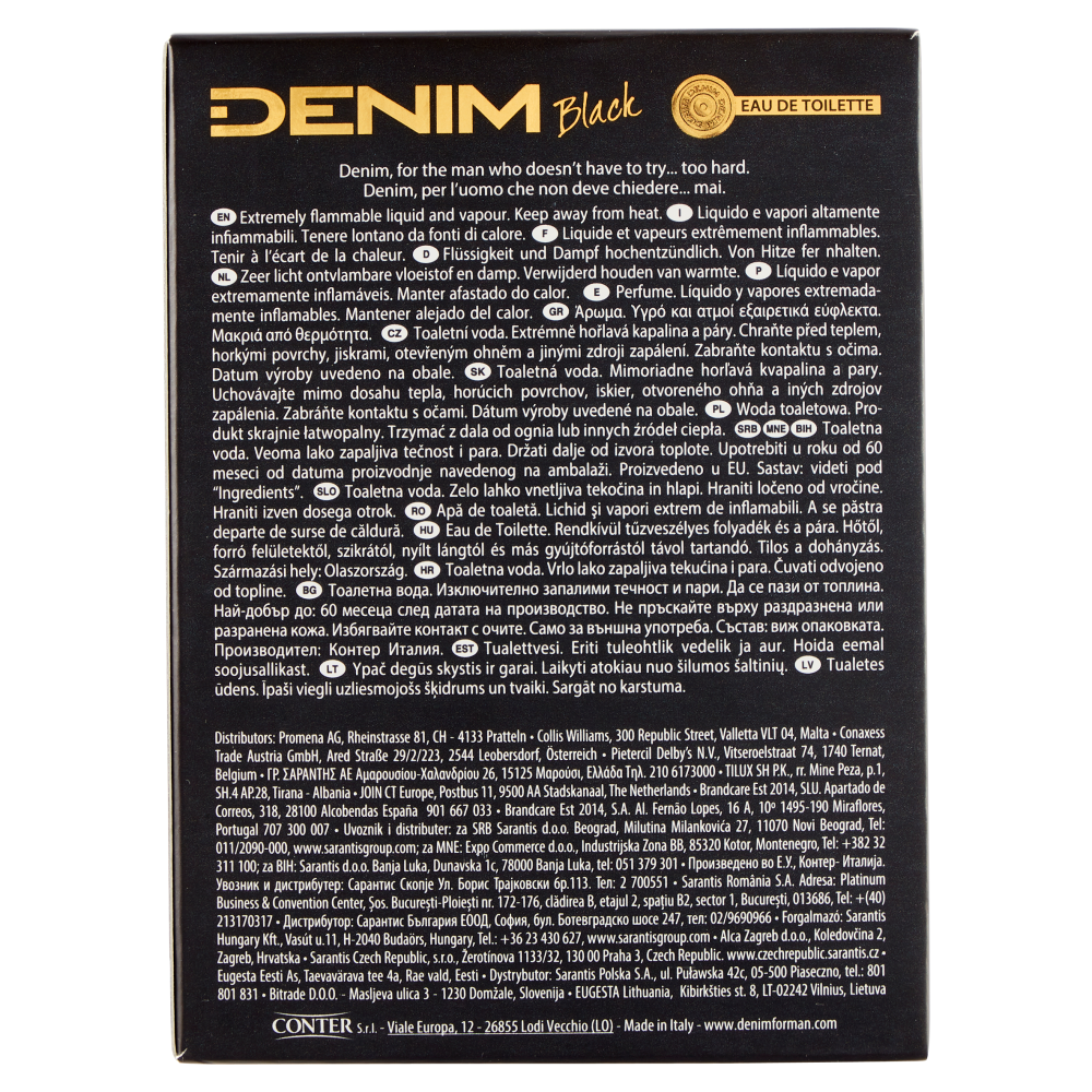 Denim Black Eau de Toilette 100 ml, , large