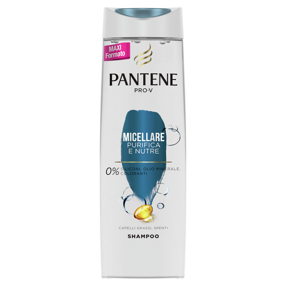 Pantene Pro-V Shampoo Micellare per Dare Vitalità dalle Radici alle Punte 250 ml - -