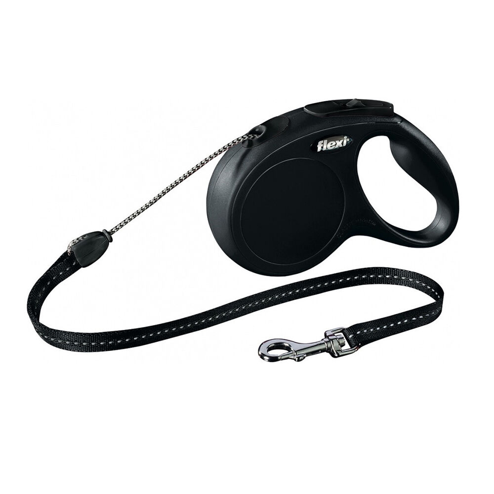Flexi Guinzaglio New Classic Medium Nero 5 mt , , large