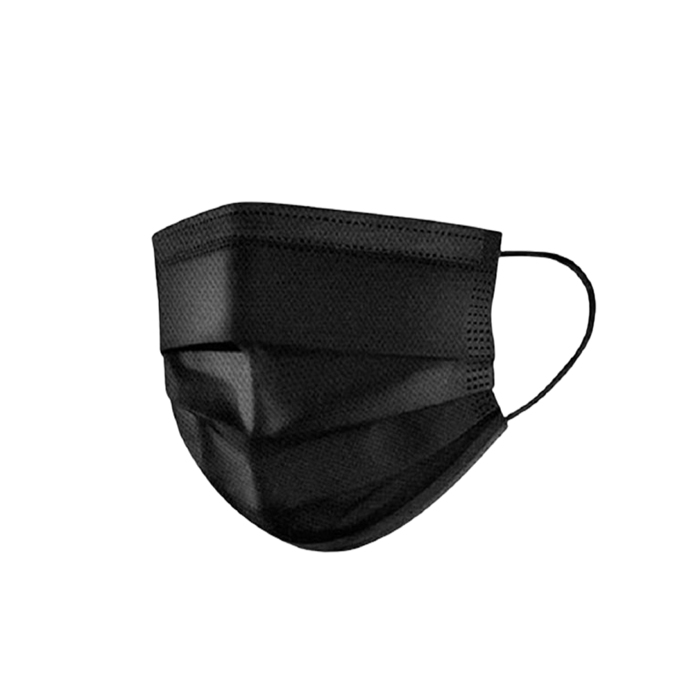 DoctorMask Mascherine Chirugiche Nere 10 Pezzi, , large