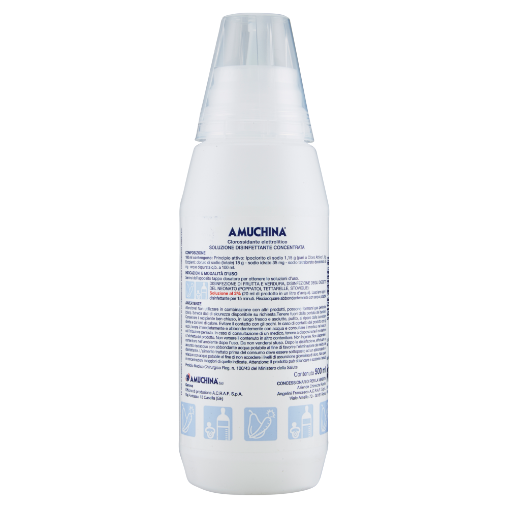 Amuchina Soluzione Disinfettante Concentrata 500 ml, , large