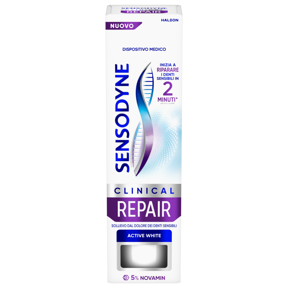 Sensodyne Clinical Repair Active White Denti Sensibili 75 ml, , large