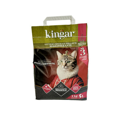 Kingar Cat Lettiera Agglomerante Bentonite Minerale