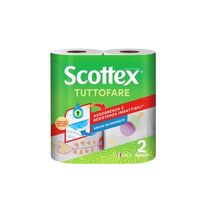 Scottex Tutto Fare Carta da Cucina Confezione da 2 Rotoli Maxi
