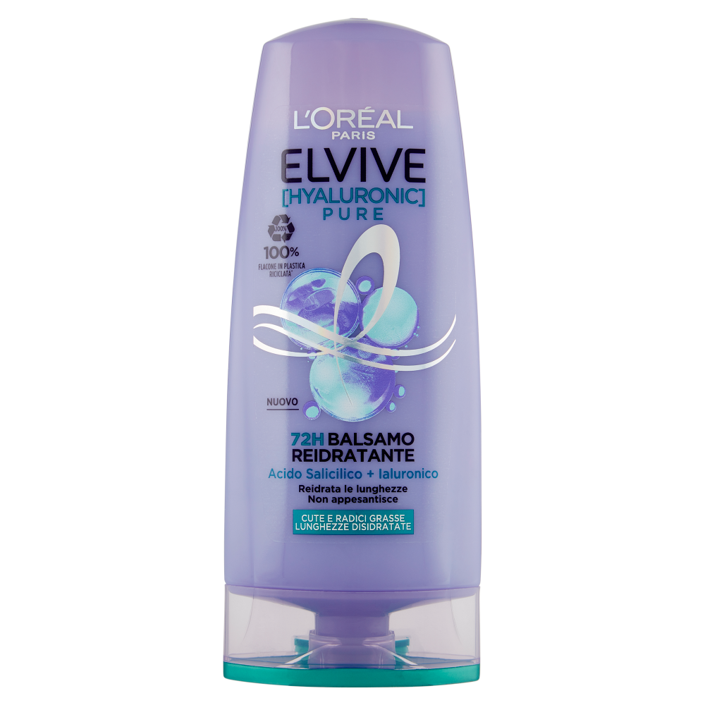 L'Oreal Paris Elvive Hyaluronic Pure Balsamo 200ml, , large