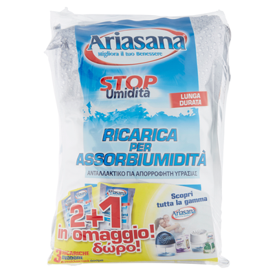 Ariasana Stop Umidità Inodore 450 g 3 Ricariche