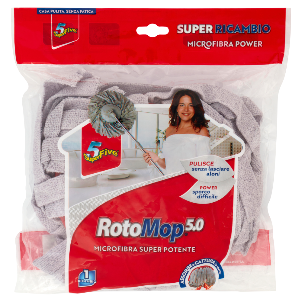 Super5 RotoMop 5.0 Ricambio - -