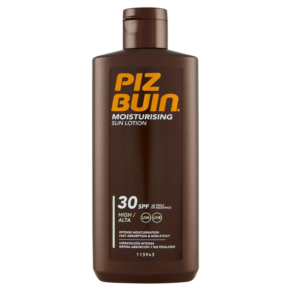 Piz Buin Moisturising Sun Lotion 30 SPF High 200 ml - -