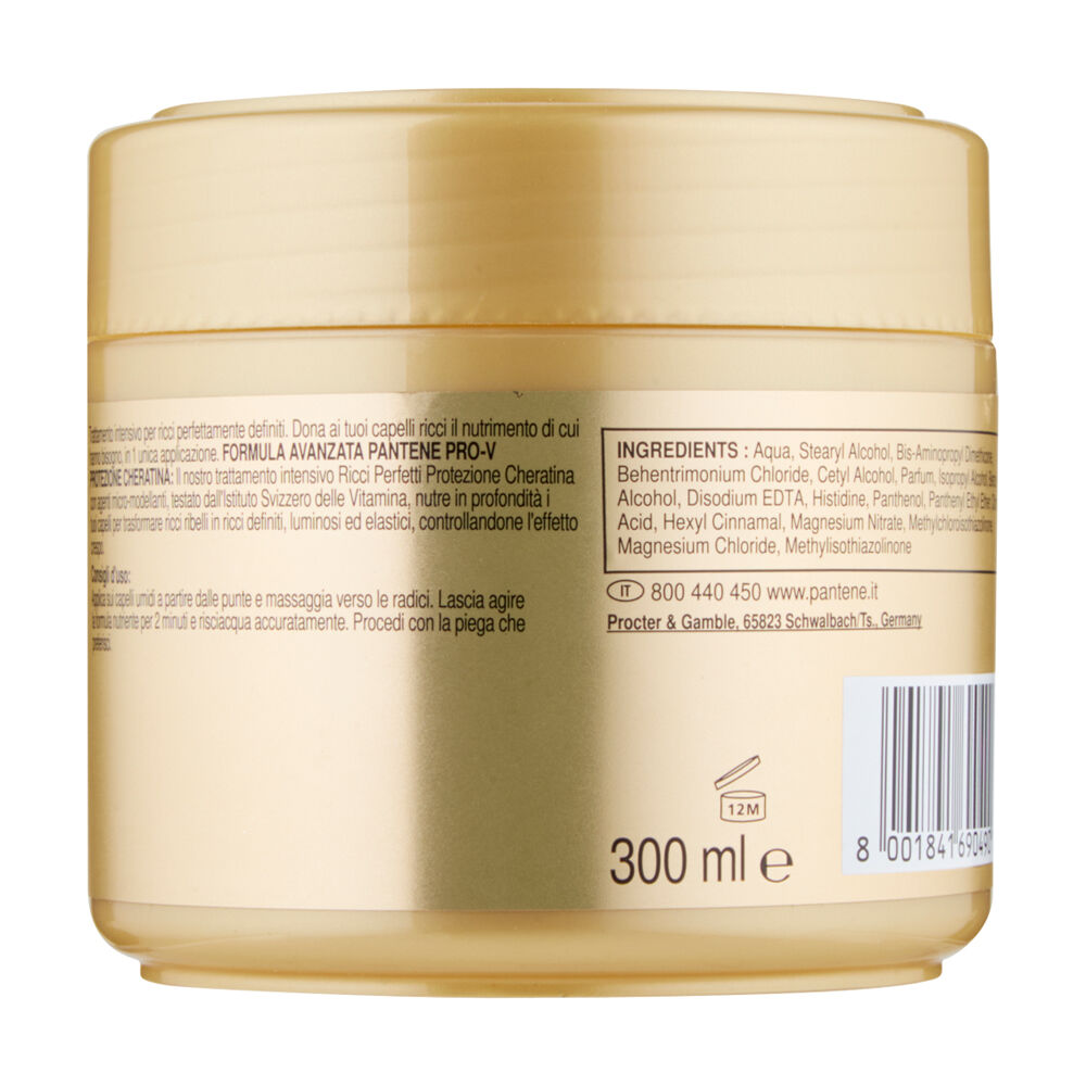 Pantene Pro-V Maschera Capelli, Protezione Cheratina Ricci Perfetti 300 ml, , large