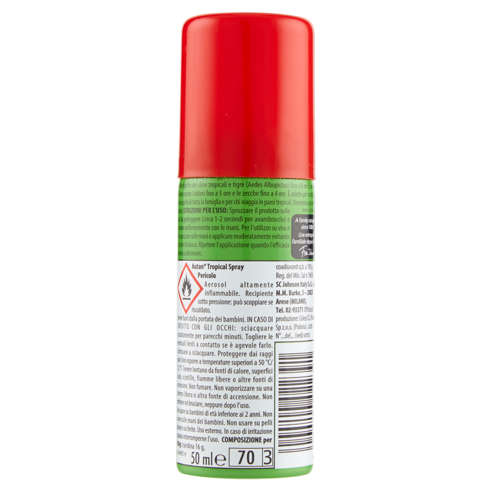 Autan Tropical Mini Spray 50ml, , large