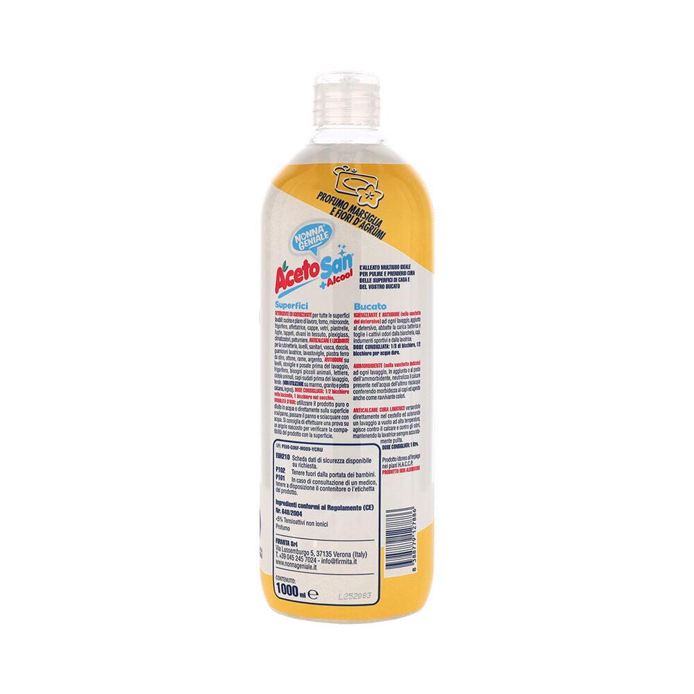Nonna Geniale Acetosan Multiuso Marsiglia e Fiori d'Agrumi 1000 ml , , large