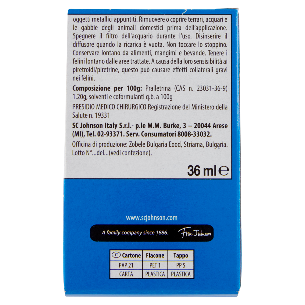 Raid Liquido Zanzare Tigre e Comuni Inodore Ricarica 36 ml, , large