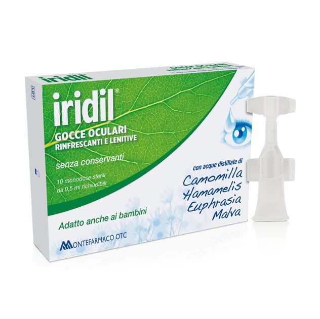 Iridil Iridil® Gocce Oculari Rinfrescanti E Lenitive 10X0,5 Pz Pipette Monodose Bambino - Immagine 13
