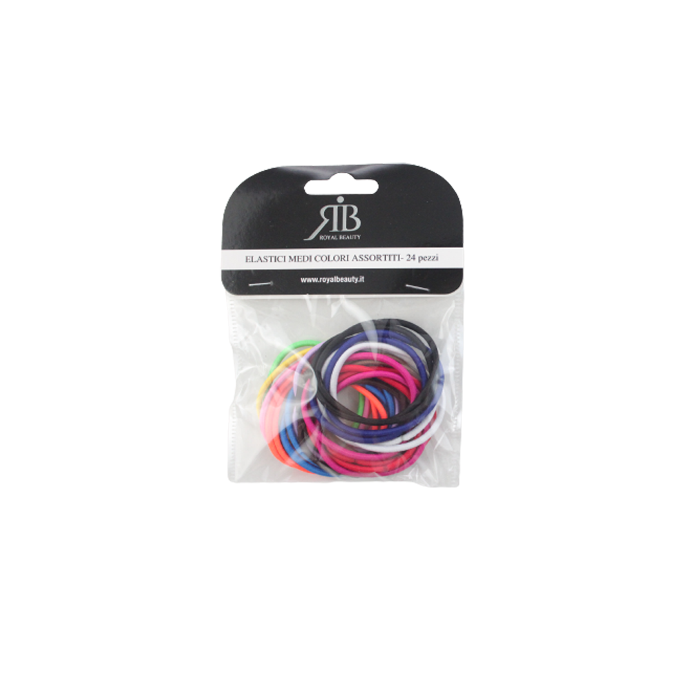 Royal Beauty Elastici Medi 24 Pezzi, , large