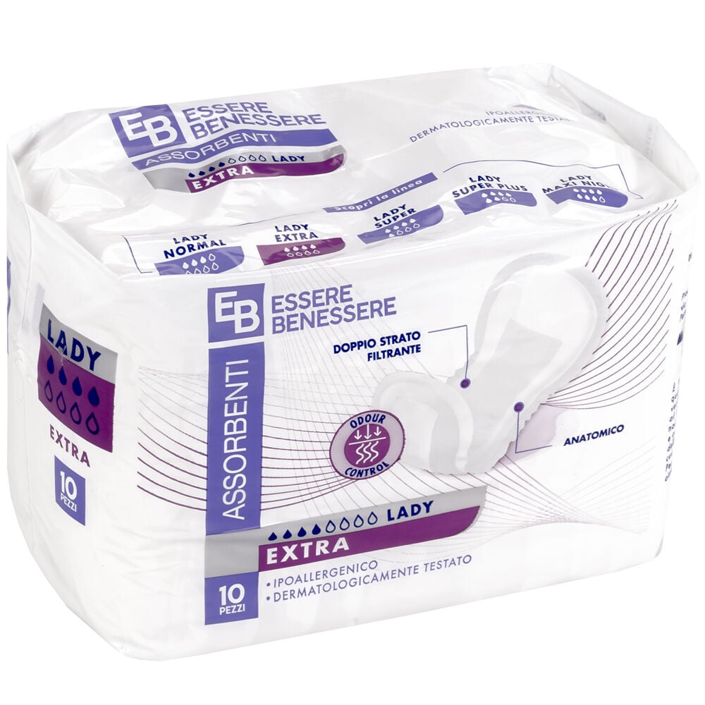 Essere Benessere Lady Extra 10 Assorbenti, , large
