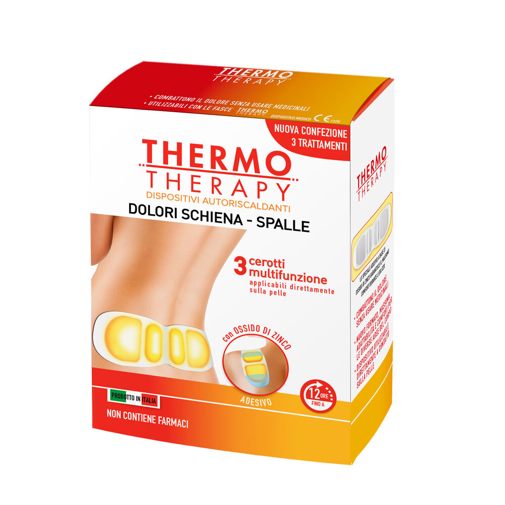 Thermotheraphy Cerotto Multifunzione Schiena e Spalle 3 Pezzi, , large