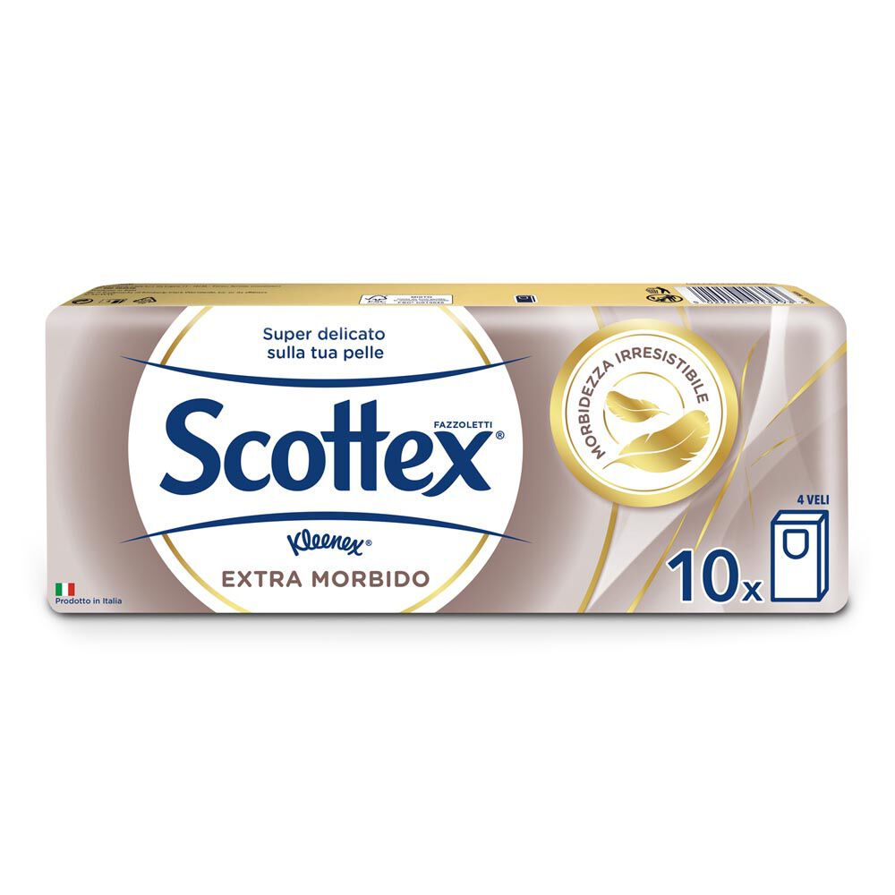 Scottex Fazzoletti Extra Morbido 10 pz	, , large