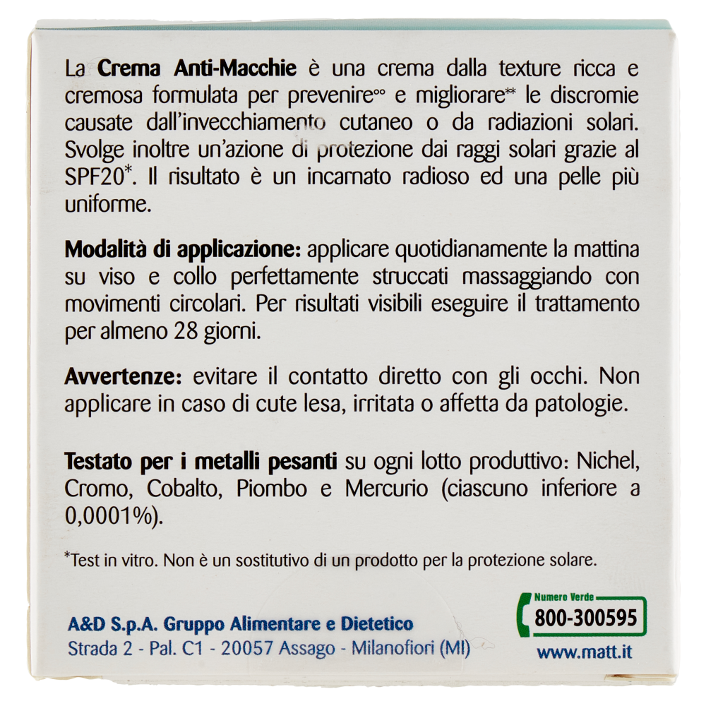 Matt Divisione Pharma Crema Viso Anti-Macchie 50ml, , large