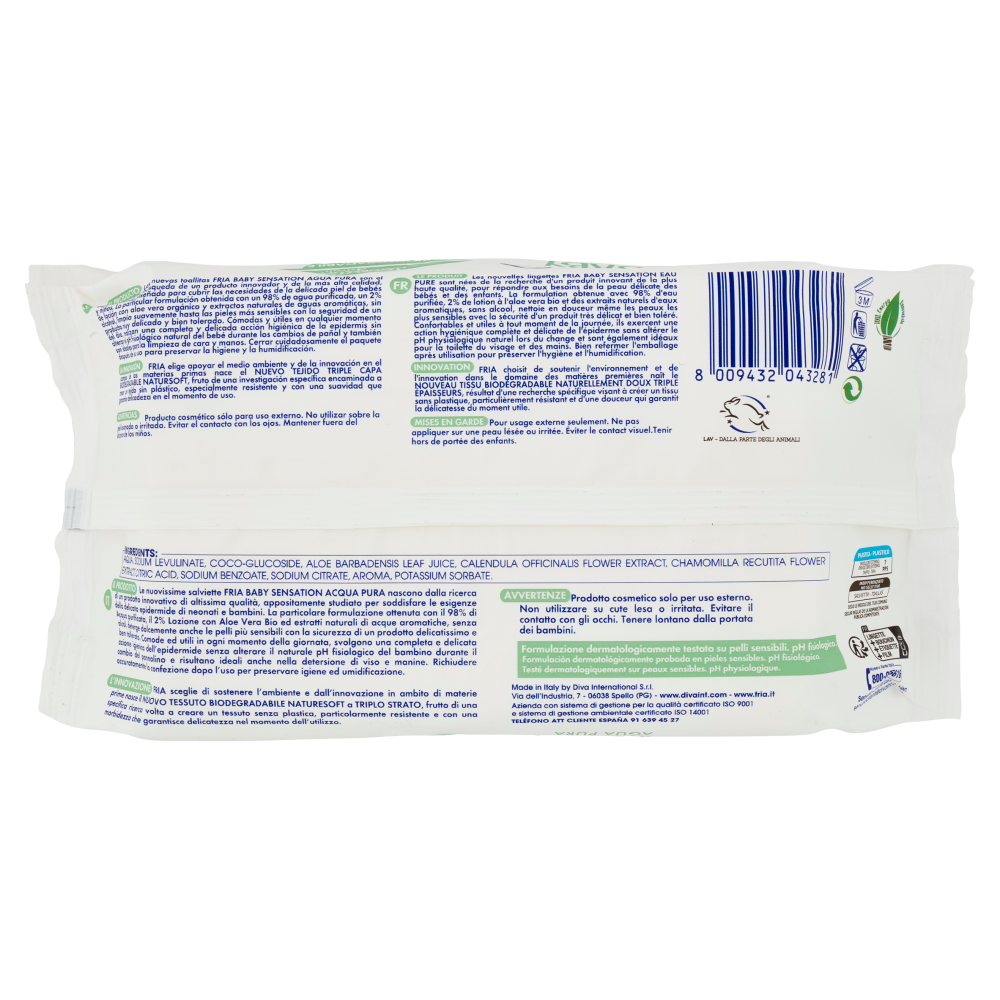 Fria Baby Sensation Acqua Pura 70 Pezzi, , large