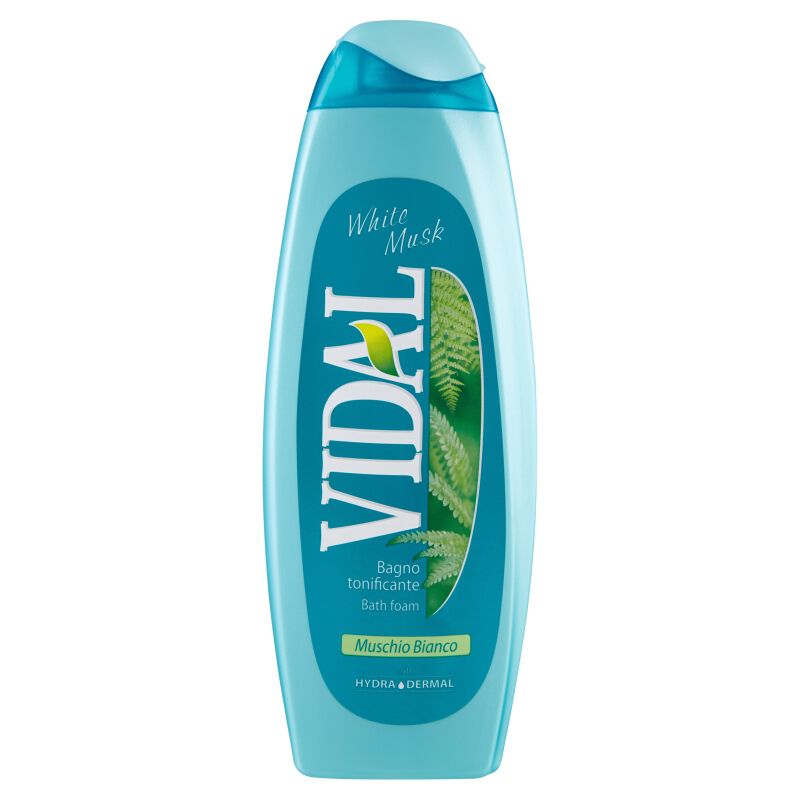 Vidal White Musk Bagno Tonificante Muschio Bianco 500 ml - -
