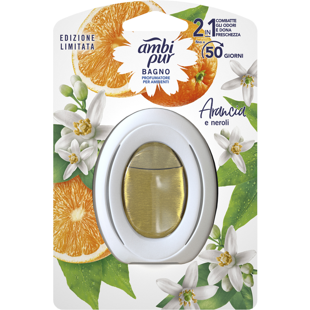 Ambi Pur Profumatore Bagno Arancia e Neroli 7.5ml, , large