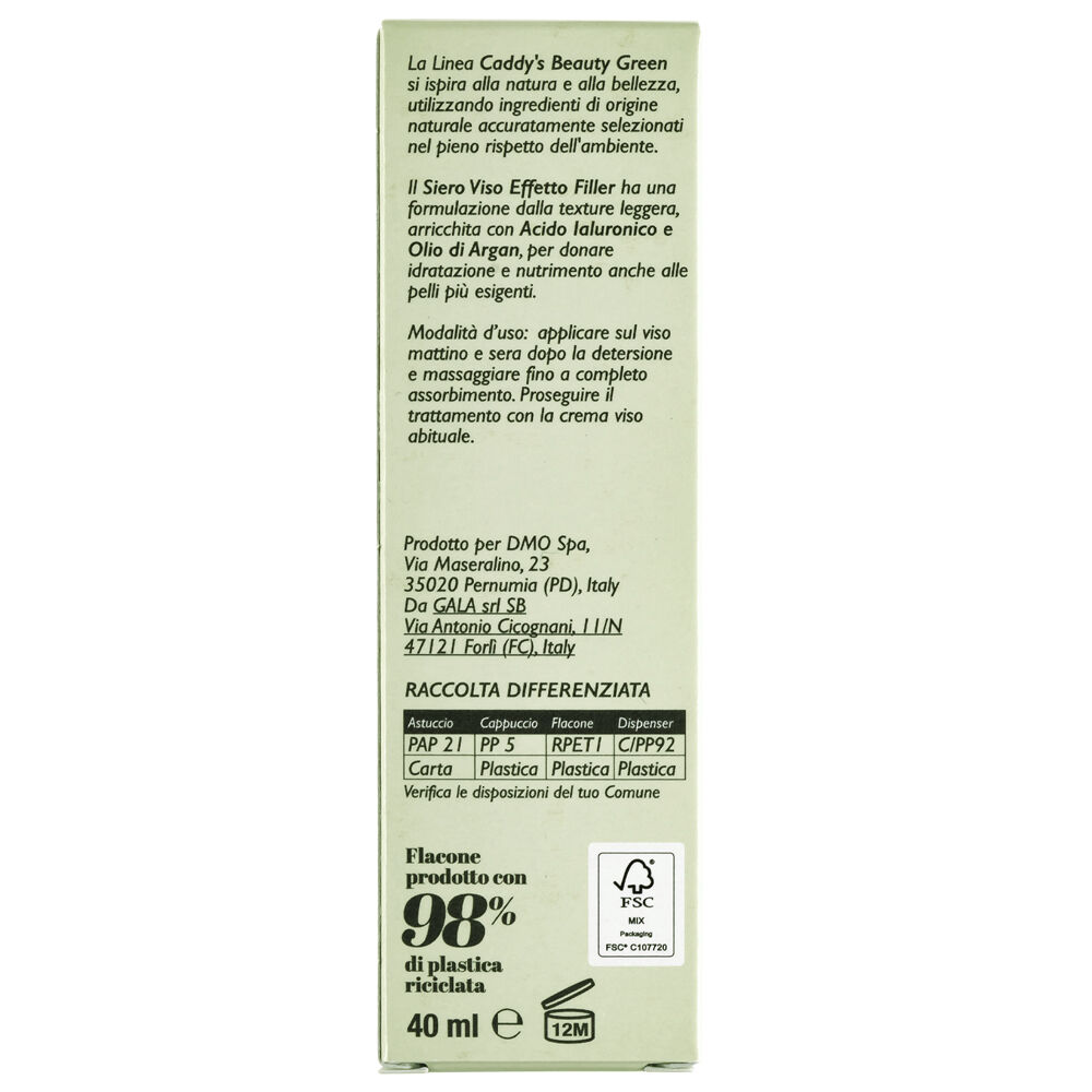 Caddy's Beauty Green Siero Viso Filler 40 ml, , large