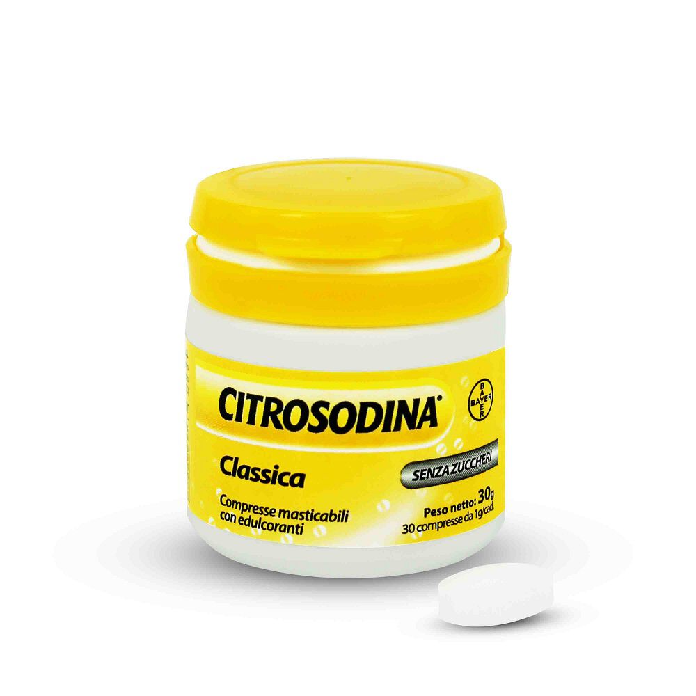 Citrosodina Classica Digestivo con Bicarbonato di Sodio 30 Compresse Masticabili, , large