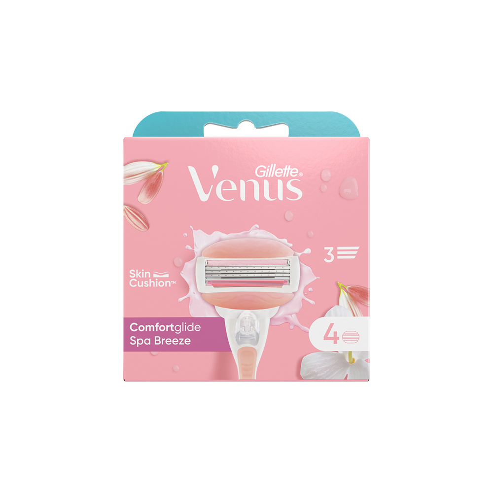 Gillette Venus Comfortglide Spa Breeze Ricambi x4	, , large