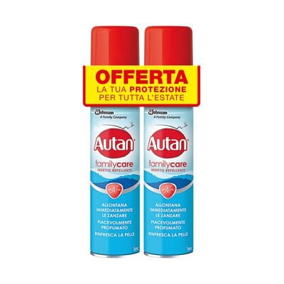 Autan Family Care Spray 100 ml 2 Pezzi