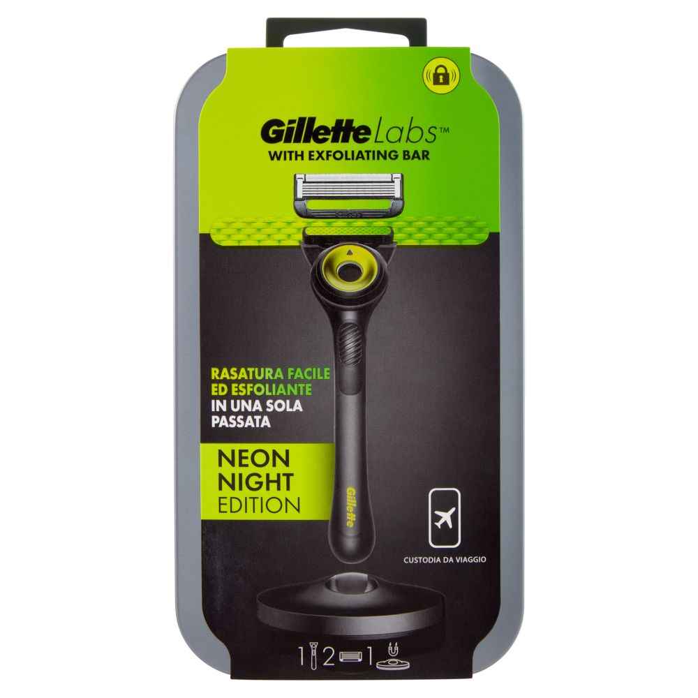 Gillette Labs Travel Kit + 2 Ricariche - -