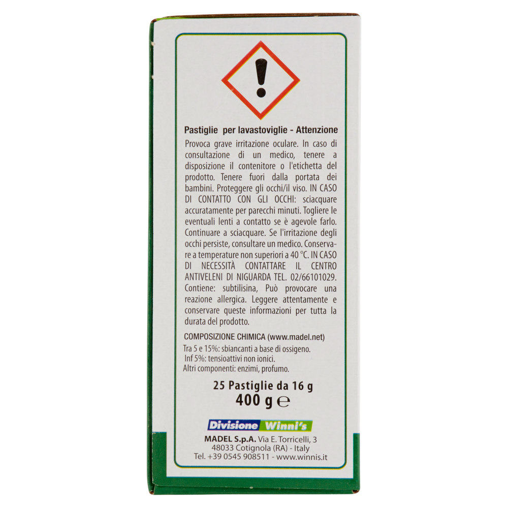 Winni's Naturel Detersivo Lavastoviglie 25 Tabs, , large