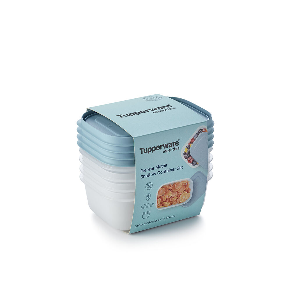 Tupperware Freezer Mates Shallow Container Set , , large