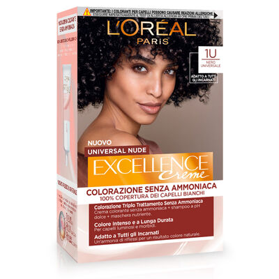 L'Oréal Paris Colorazione Permanente senza Ammoniaca Nero N.1U